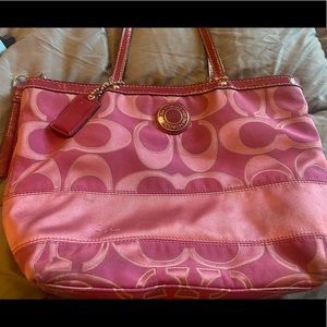 Pink Coach Purse